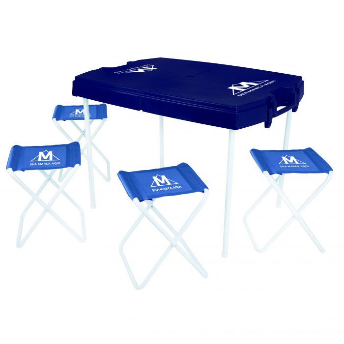 Conjunto Mesa com 4 Banquetas Personalizada